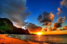 Hawaii 1080p high quality 1920x1080. Hawaii Sunset Wallpaper
