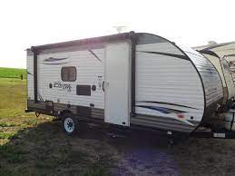 The murphy bed is tucked away during the day behind the sofa and can be lowered at night for sleeping. Sold 2018 Forest River Salem Cruise Lite 197bh Tt Stk 2707