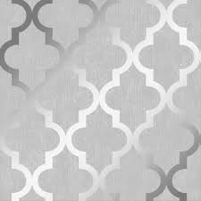 Silver and grey are technically not colours as they do not appear in the spectrum of light. Camden Trellis Wallpaper In Soft Grey Silver I Love Wallpaper
