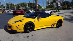 348 spider (2) 348ts (4) 355 (2). Stunning Yellow Custom Ferrari 458 Italia Start Up And Drive Youtube