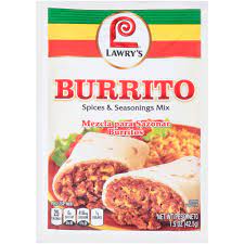 When seasoning your burrito meat you need some extra because burritos are a whole meal in a besides it is way cheaper to make your burrito seasoning recipe because there are not a lot of. 3 Pack Lawry S Burrito Seasoning Mix 1 5 Oz Walmart Com Walmart Com