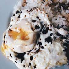 The magic ingredient in this is kecap manis, a sweet soy sauce which is available in large supermarkets and of course in asian stores. Zayan Nasi Putih Telur Kicap Makanan Paling Sedap Facebook