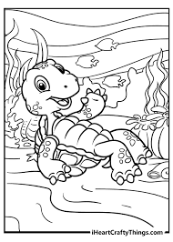 Coloring page of a turtle. Turtle Coloring Pages Updated 2021