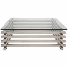 Stacked Coffee Table Stainless Steel Coffee Table Steel Coffee Table Glass Top Coffee Table