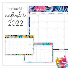 Stay organized with printable monthly calendars for 2022. Printable 2022 Monthly Calendar Colourful Tropical Design Blank