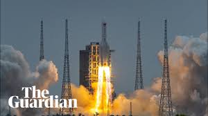 The launch took place at the wenchang site on hainan island. Out Of Control Chinese Rocket Falling To Earth Could Partially Survive Re Entry Space The Guardian