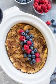 Today's mother's day plaza is here! Crockpot French Toast Recipe The Recipe Rebel