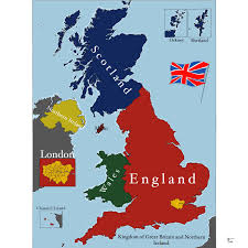 Physical map of united kingdom, equirectangular projection. Just A General Map Of The United Kingdom Of Great Britain And Northern Ireland Mapporn