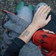 नवारंभः अन्यारंभस्यांतादायाति। every new beginning comes from some other beginning's end. Temporary Tattoos Everything Happens For A Reason Manifestation Tattoo