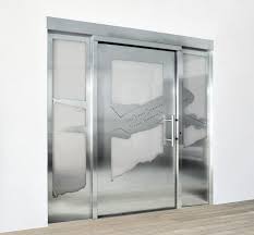 Porte Et Chassis De La Gamme Decor Cibox Porte Entree Immeuble Acier Design Portes Immeuble Habitat