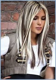 Blonde Haare Mit Schwarzen Strahnen Hair Styles Blonde Highlights Platinum Blonde Hair