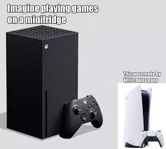 In order to make the series x the most powerful xbox console ever, microsoft also had to create. Xbox Mini Fridge Vs Ps5 Router Pure Xbox