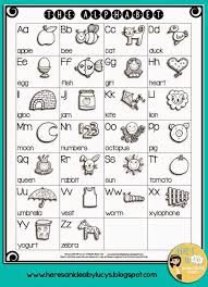 Free B W English Alphabet Chart Have Kids Color The