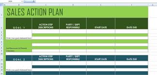 Get Sales Action Plan Template Xls Action Plan Template Simple Business Plan Template Marketing Plan Template