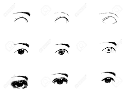 Best manga eyes ideas and images on bing find what you. Tutorial Of Drawing A Human Eye Eye In Anime Style Female Eyelashes Stock Photo Picture And Royalty Free Image Image 147593491