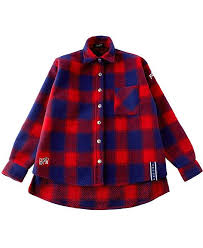 Red Blue Flannel Shirt Jeongyeon Twice K Fashion At Fashionchingu
