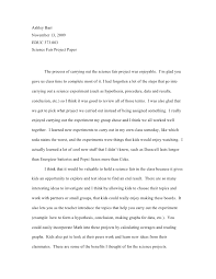 Below are examples of how reference citations would look in your paper using the apa format. Science Fair Project Paper