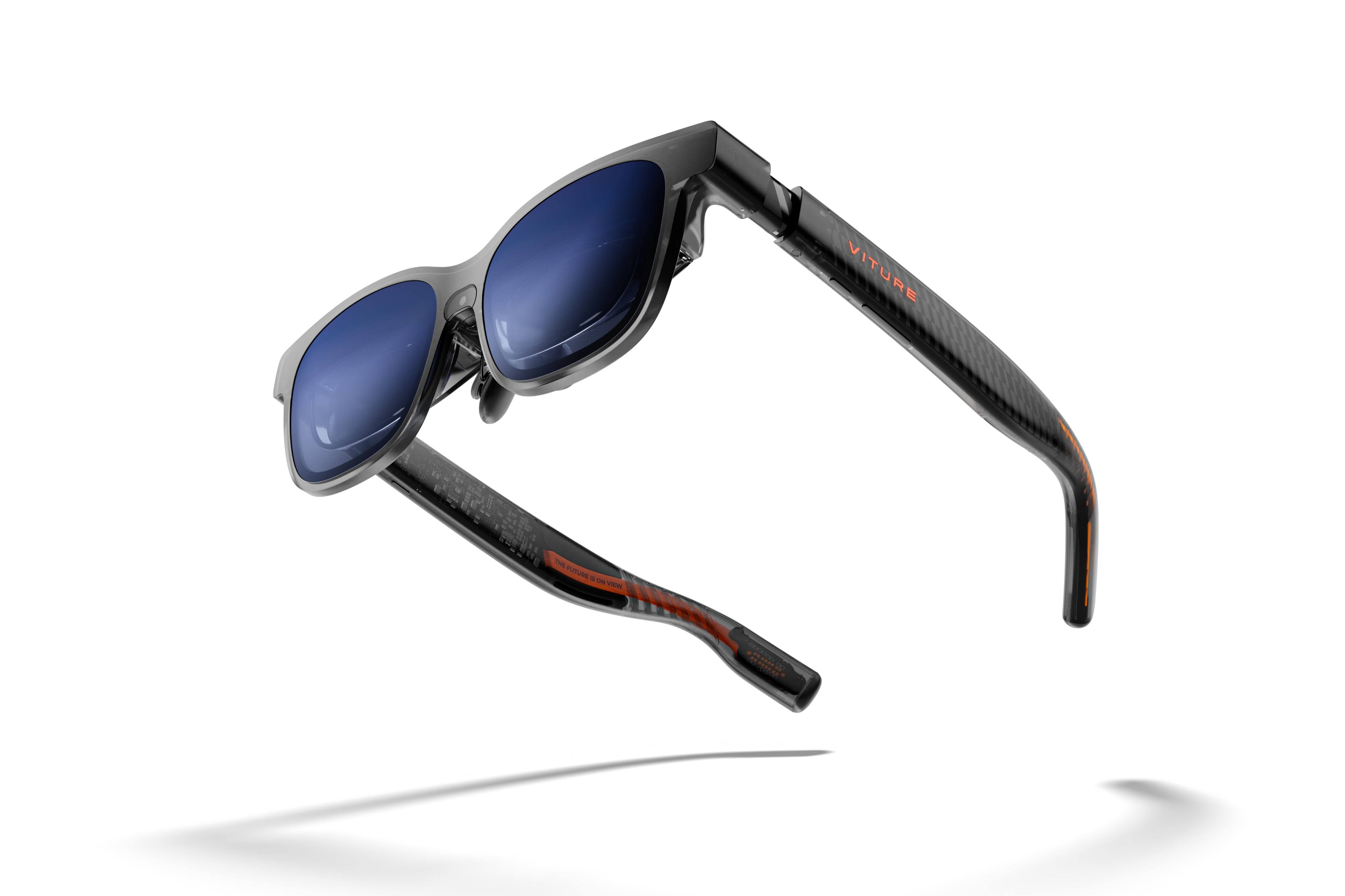 VITURE Luma Pro XR Glasses - Jet Black Regular | UltraClarity 2.0 Display. Premium Translucent Design. 50% Sharper. Premium HARMAN Audio. All Devices.