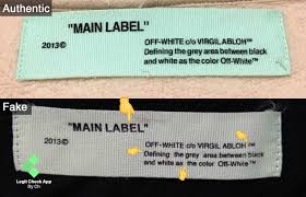 Legit Check Method 3 Main Label Text Print Quality In 2020 Labels Off White Clothing Off White