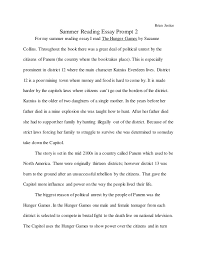 Summer Reading Essay Prompt 2