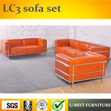 Banken | sofa's en chaises longues. Special Offers U Best Replica Metal Frame Le Corbusier Style Lc3 Replica 123 Sofa Set Le