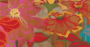 Pure Color Canvas Artwork By Liz Jardine Icanvas Colorful Art Floral Art Floral Painting
