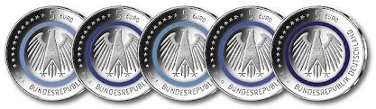 5 euro gemässigte zone 5€ münze coin new neu 19. Deutsches Munzen Magazin 5 Euro Munze Mit Polymerring Numismatische Weltneuheit