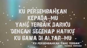 Berikut ini blog lagurohani.id membuat daftar lagu pujian persembahan kolekte. Kupersembahkan Yang Terbaik Lagu Kolekte Persembahan Cipt Yehuda Youtube