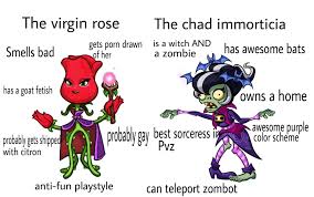 Immorticia>Rose : rPvZHeroes