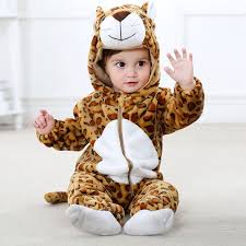 Leopard Baby Boys Girls Animal Onesies Cute Costume High Quality Winter Baby Clothes Baby Girl Clothes Winter Jumpsuit For Kids