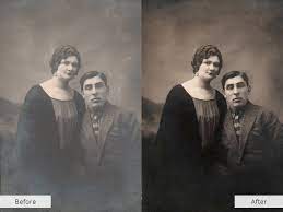 Currently, there are countless online tools enable you to fix old and new photos. Photo Restoration Services Restore Old Photo Online