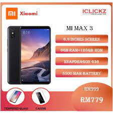 Get xiaomi mi max 3 launch date, specifications, news, images and faqs at mysmartprice. Xiaomi Mi Max 3 6gb Ram 128gb Rom Original Import Set Global Stable Rom Shopee Malaysia
