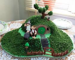 Lord Of The Rings Shire Cake Hobbit Cake Hobbit Party The Hobbit