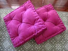 These floor cushions are beautiful and functional. Velvet Floor Pillow Fuchsia Pink Tufted Floor Cushion With Etsy