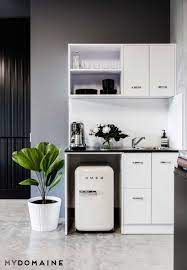 Choose from a variety of stylish cabinet hardware to update your current or new cabinets. This Beauty Blogger S Office Is A Minimalist S Dream Come True Office Kitchenette Kitchen Design Small Pantry Design