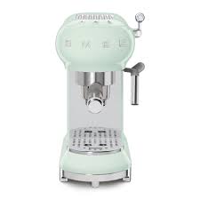 Looking for an espresso machine? Espresso Coffee Machine Pastel Green Ecf01pgeu Smeg Com