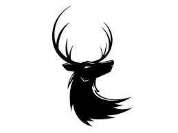 Deer Head Icon Logo Royalty Free Vector Image Vectorstock Kepala Rusa Hewan Seni
