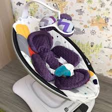 Purple Minky Dots Plush Set For 4moms Mamaroo Infant Seat Of Etsy Baby Seat New Baby Products Baby Bed
