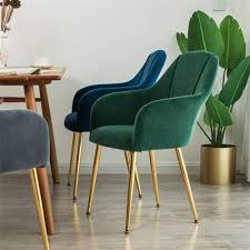 Solid wood dining room chair set. Dining Chairs Velvet Upholstered Kitchen Chairs With Backrest Sturdy Metal Legs Velvet Chairs For Dining Room Living Room And Bedroom Blue Dining Room Furniture Home Ekbotefurniture Com