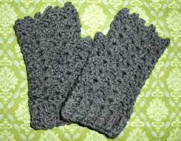 Simple crochet fingerless gloves free pattern from the spruce. Fingerless Shell Gloves Nodaywithoutyarn