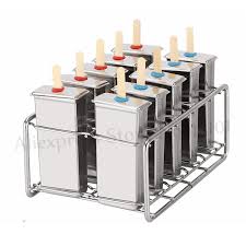 Maybe you would like to learn more about one of these? Ice Lolly Mould Stainless Steel Popsicle Molds 10cells Batch Home Diy Frozen Ice Cream Molds Popsicle Maker Ice Cream Makers Aliexpress