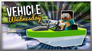 Rob is a writer for pgg and a long time lover of games that started with a gameboy color and a ps1. Working Speed Boats In Minecraft Vehicle Wednesday Youtube