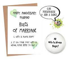 What do you buy your husband for anniversary gift? Funny Anniversary Card For Husband