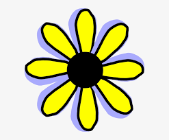 Free animated gifs, backgrounds and graphics. Yellow Flower Clipart Flower Clipart Black And White Png Png Image Transparent Png Free Download On Seekpng