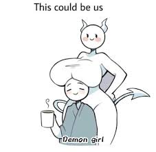 Оригинал  Monster Girl :: арт барышня :: art :: Angel Girl :: Dragon Girl  :: bunny girl :: Alien Girl :: Shortstack :: boobhat :: Thigh sandwich -  JoyReactor