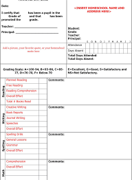 Look out for all the elements that make a good report card! Free Report Card Template Doc 170kb 2 Page S
