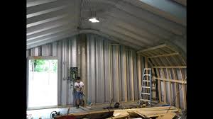 In fact people often ask me about how to install insulation in their existing metal building. Diy How To Insulate A Metal Quonset Hut Please Watch The Series Youtube
