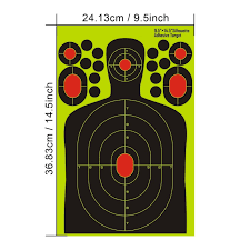 Die technik hinter den schießscheiben. 160x Schiessscheiben Reactive Splatter Range Paper Target 5cm Selbstklebendes Sonstige Spielzeug