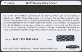 Save with papa murphy's coupons on ebay. Gift Card Papa Murphy S Restaurants United States Of America Papa Murphy S Col Us R Papam 001