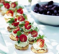 Tiny Tasty Canapes A Perfect Party Treat Food Buffet Food Recipes